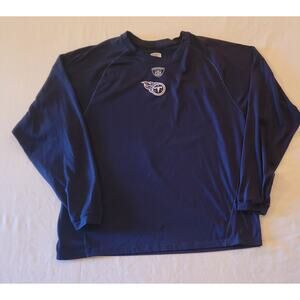 Tennessee Titans RBX Long-sleeve Shirt - Navy Blue - Men's Large